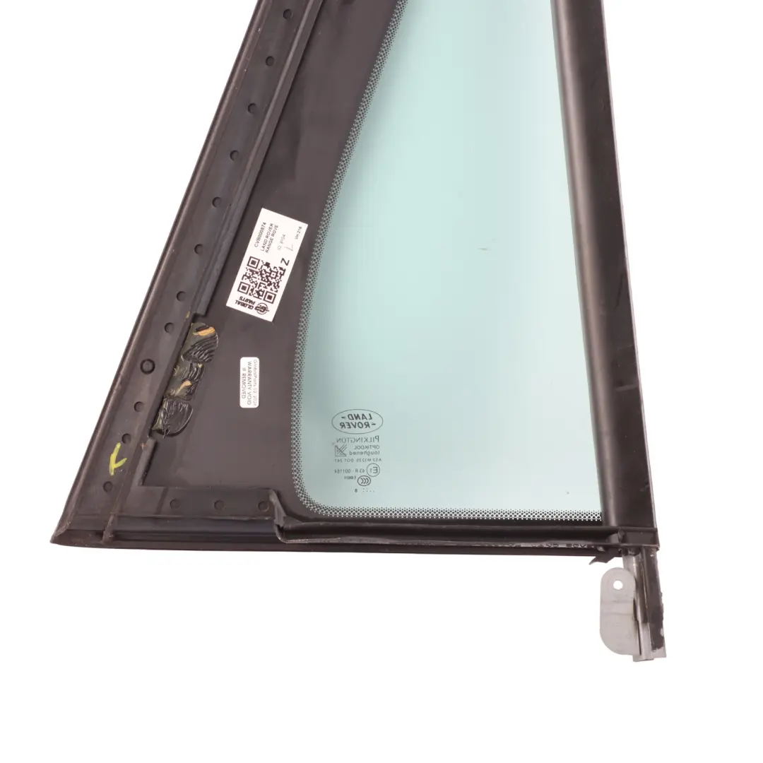 Door Window Quarter Glass AS2 Left N/S to Range Rover Sport L320 Rear with Part number CVB000874 Range Rover Sport L320 Rear Door Window Quarter Glass AS2 Left N/S - SKU CVB000874 - Part number CVB000874