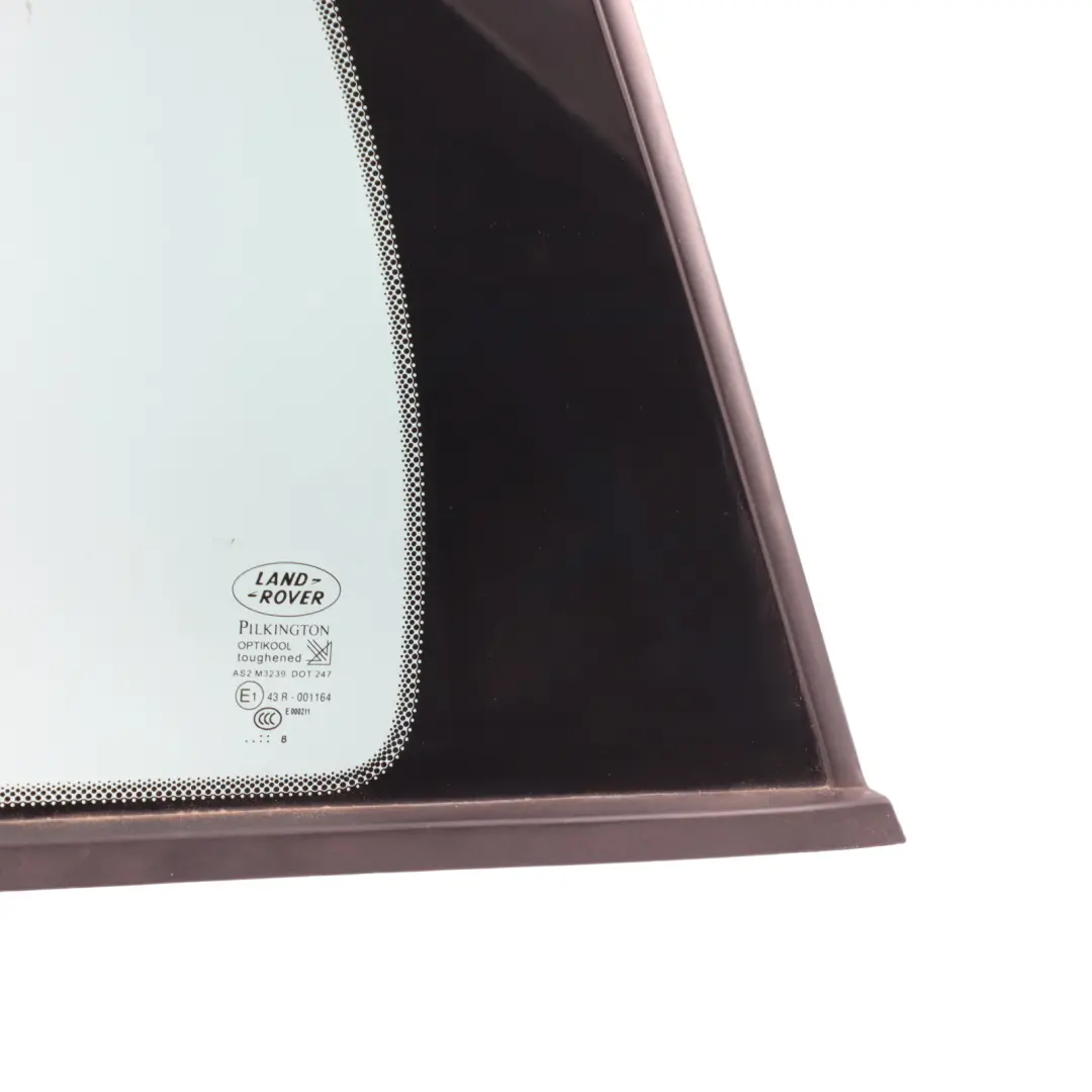 Door Window Quarter Glass AS2 Right O/S to Range Rover Sport L320 Rear with Part number CVB000874 Range Rover Sport L320 Rear Door Window Quarter Glass AS2 Right O/S - SKU CVB000874 - Part number CVB000874