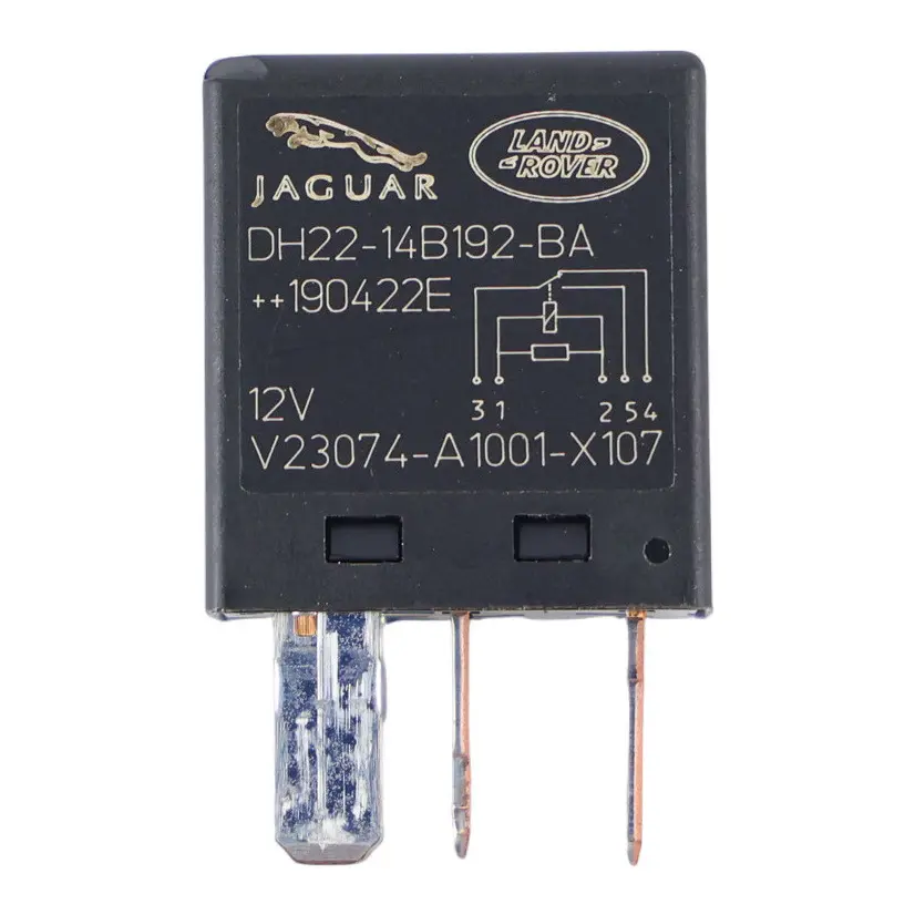 Land Rover Discovery Sport L550 Relé 4-Pin Unidad 12V 20A Negro - SKU DH22-14B192-BA - Número de pieza DH22-14B192-BA