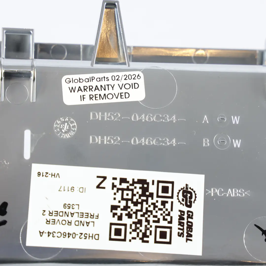 Land Rover Freelander L359 Cubierta De La Palanca Selectora - SKU DH52-046C34-A - Número de pieza DH52-046C34-A