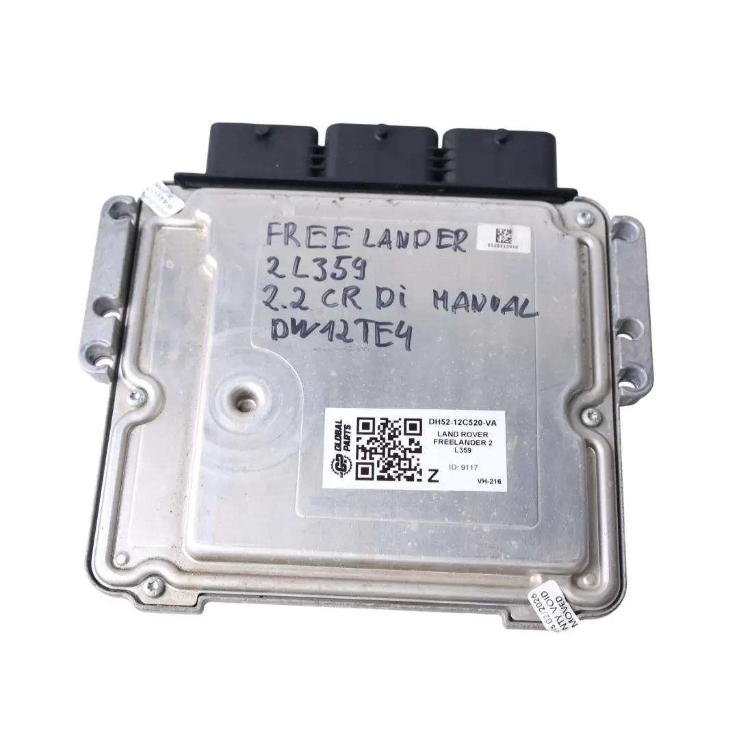 Land Rover Freelander 2 L359 2.2 CRDI Controllo Motore Manuale - SKU DH52-12C520-VA - Numero di parte DH52-12C520-VA