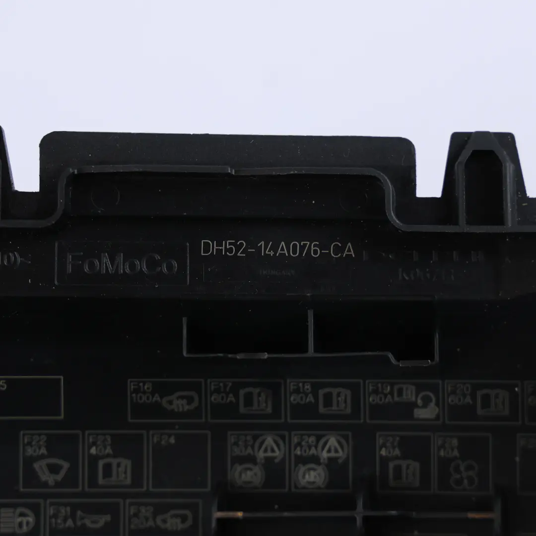 Fuse Box Relay Cover Cap to Land Rover Freelander 2 L359 with Part number DH52-14A076-CA Land Rover Freelander 2 L359 Fuse Box Relay Cover Cap - SKU DH52-14A076-CA - Part number DH52-14A076-CA