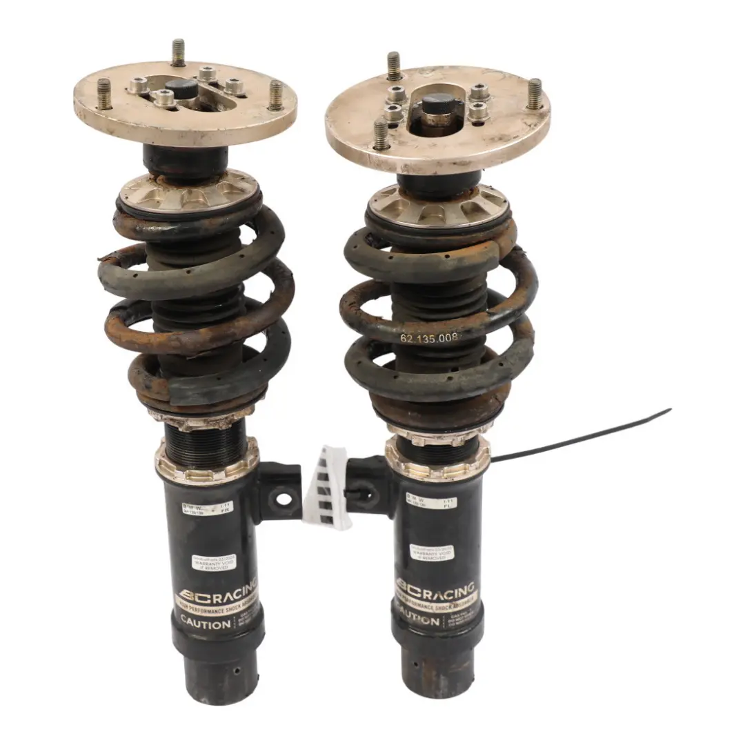 I-11 Spring Strut Suspension Shock Set Front Left Right N/O/S to BMW E82 BC Racing with Part number E82-BC-RACING BMW E82 BC Racing I-11 Spring Strut Suspension Shock Set Front Left Right N/O/S - SKU E82-BC-RACING - Part number E82-BC-RACING