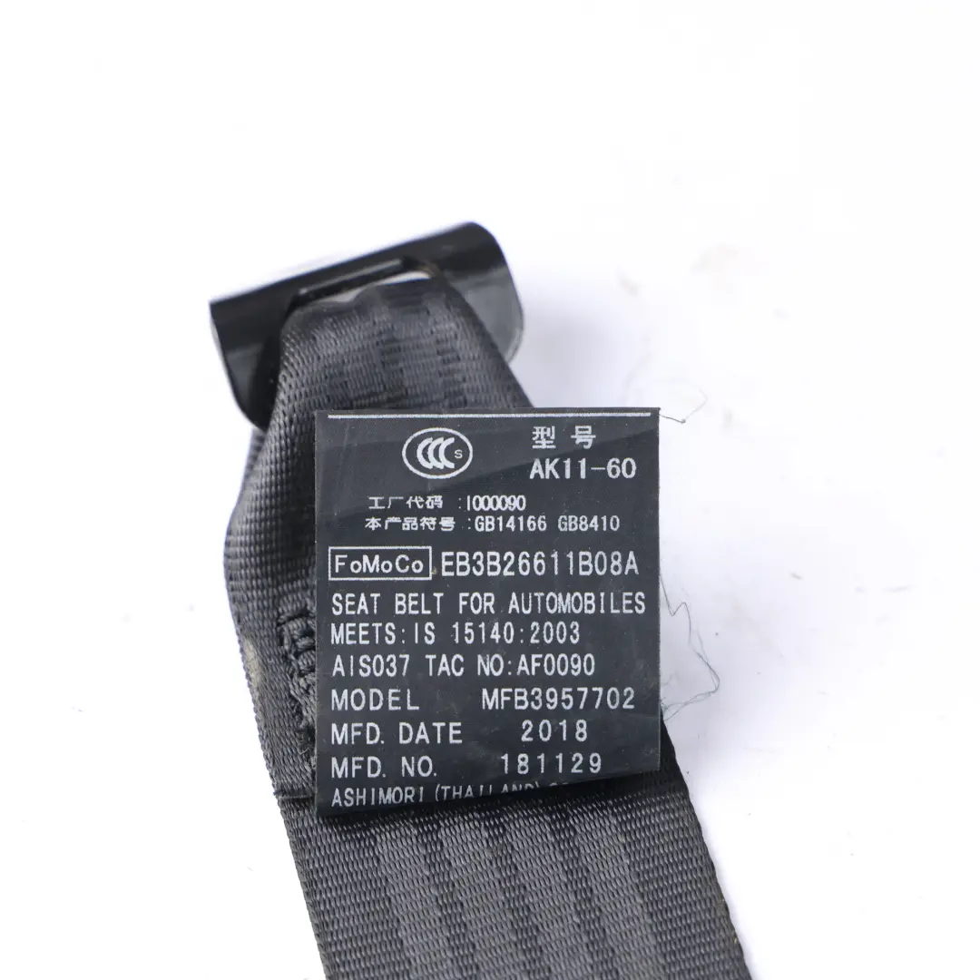 Mk6 Ceinture De Sécurité Avant Gauche Droite pour Ford Ranger à propos du numéro de pièce EB3B-26611B08-A Ford Ranger Mk6 Ceinture De Sécurité Avant Gauche Droite - SKU EB3B-26611B08-A - Numéro de pièce EB3B-26611B08-A