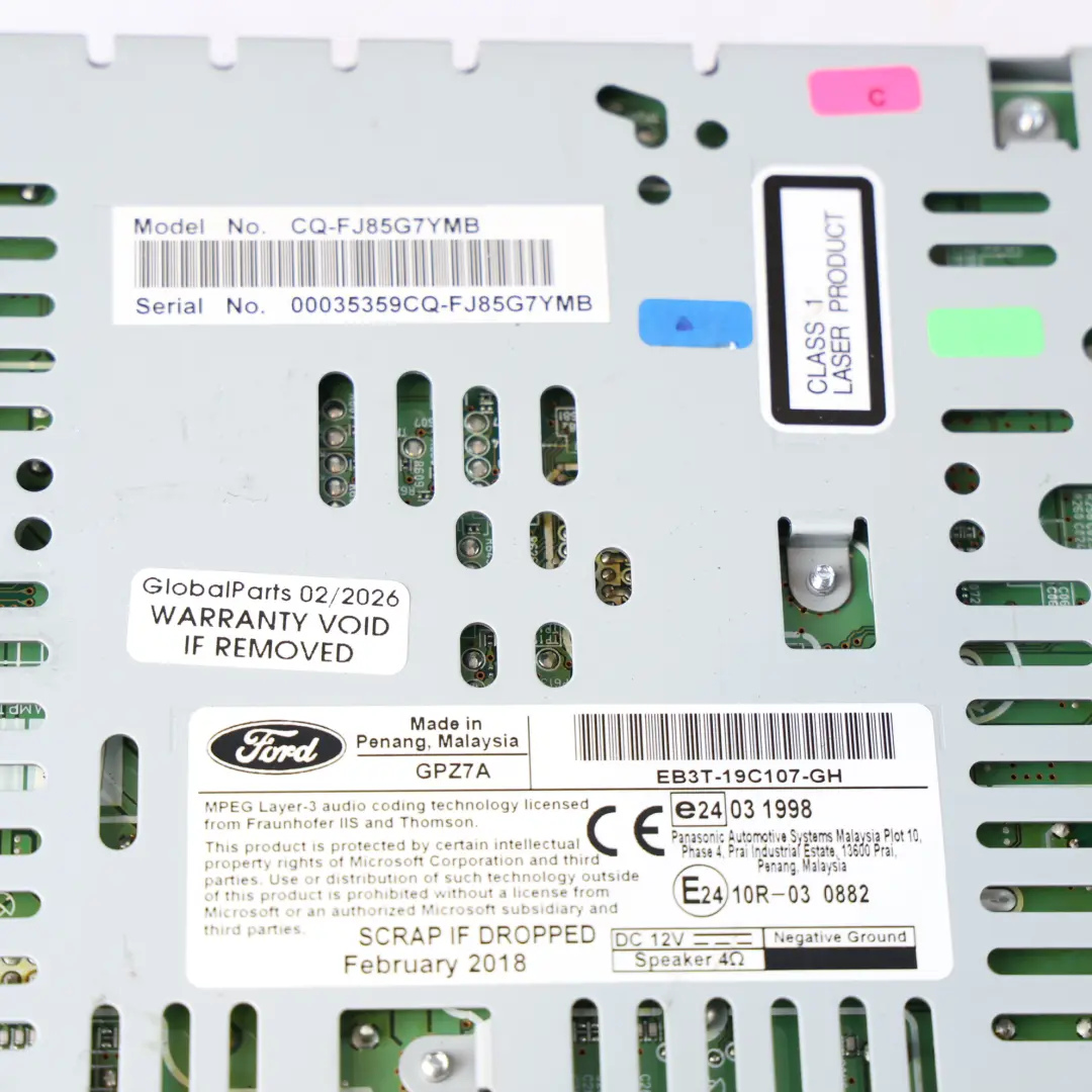 Mk3 Autoradio CD Avec Commande GPS pour Ford Ranger à propos du numéro de pièce EB3T-19C107-GH Ford Ranger Mk3 Autoradio CD Avec Commande GPS - SKU EB3T-19C107-GH - Numéro de pièce EB3T-19C107-GH