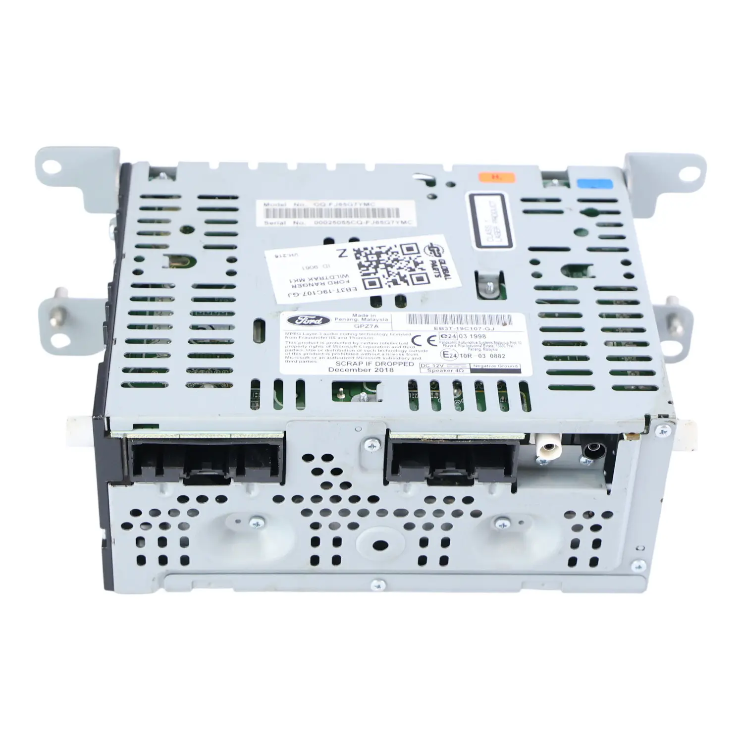 Ford Ranger Mk3 Radio Audio Sonido CD Unidad principal Navegación EB3T-19C107-GJ