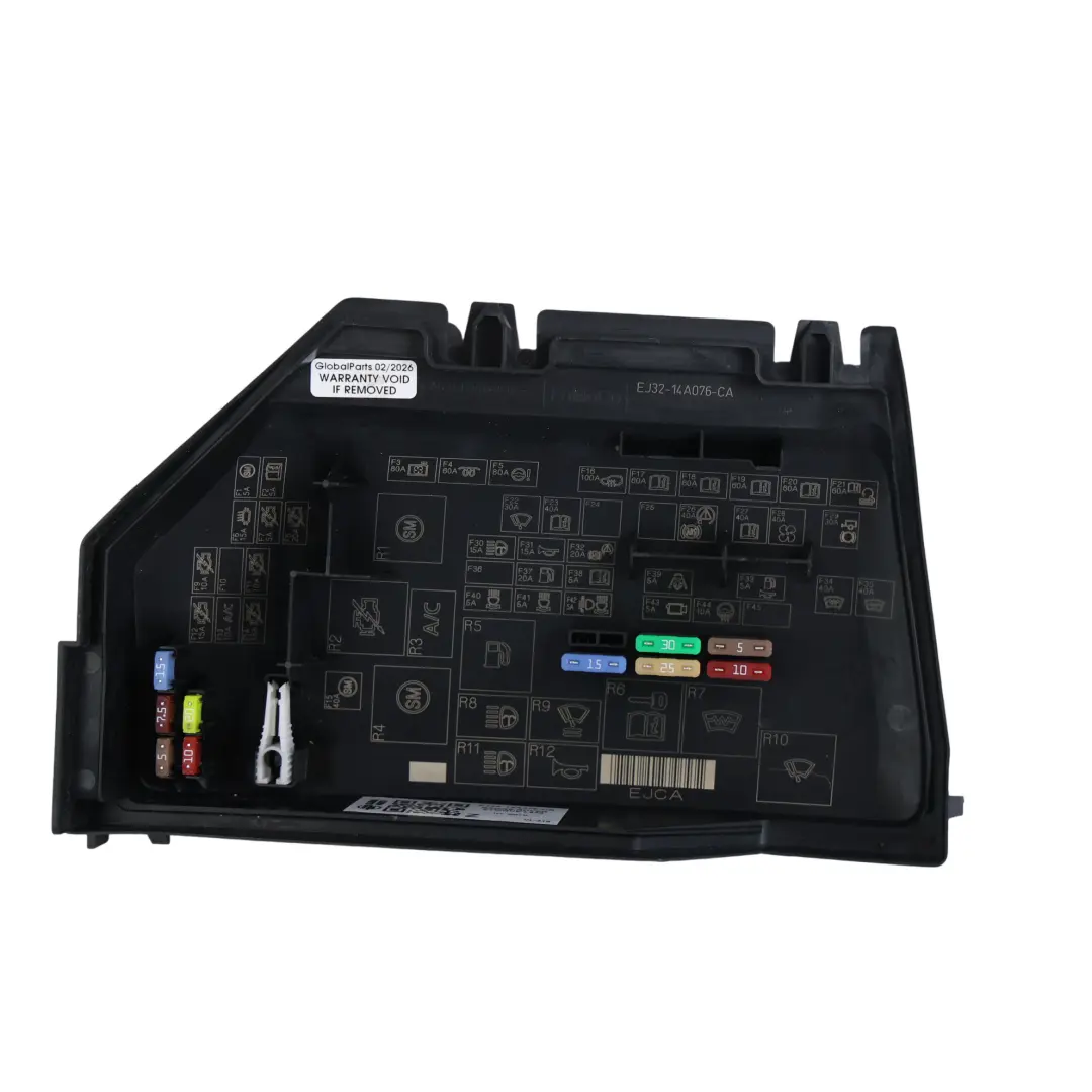 Range Rover Evoque L538 Couvercle Boîte Fusibles Relais - SKU EJ32-14A076-CA - Numéro de pièce EJ32-14A076-CA