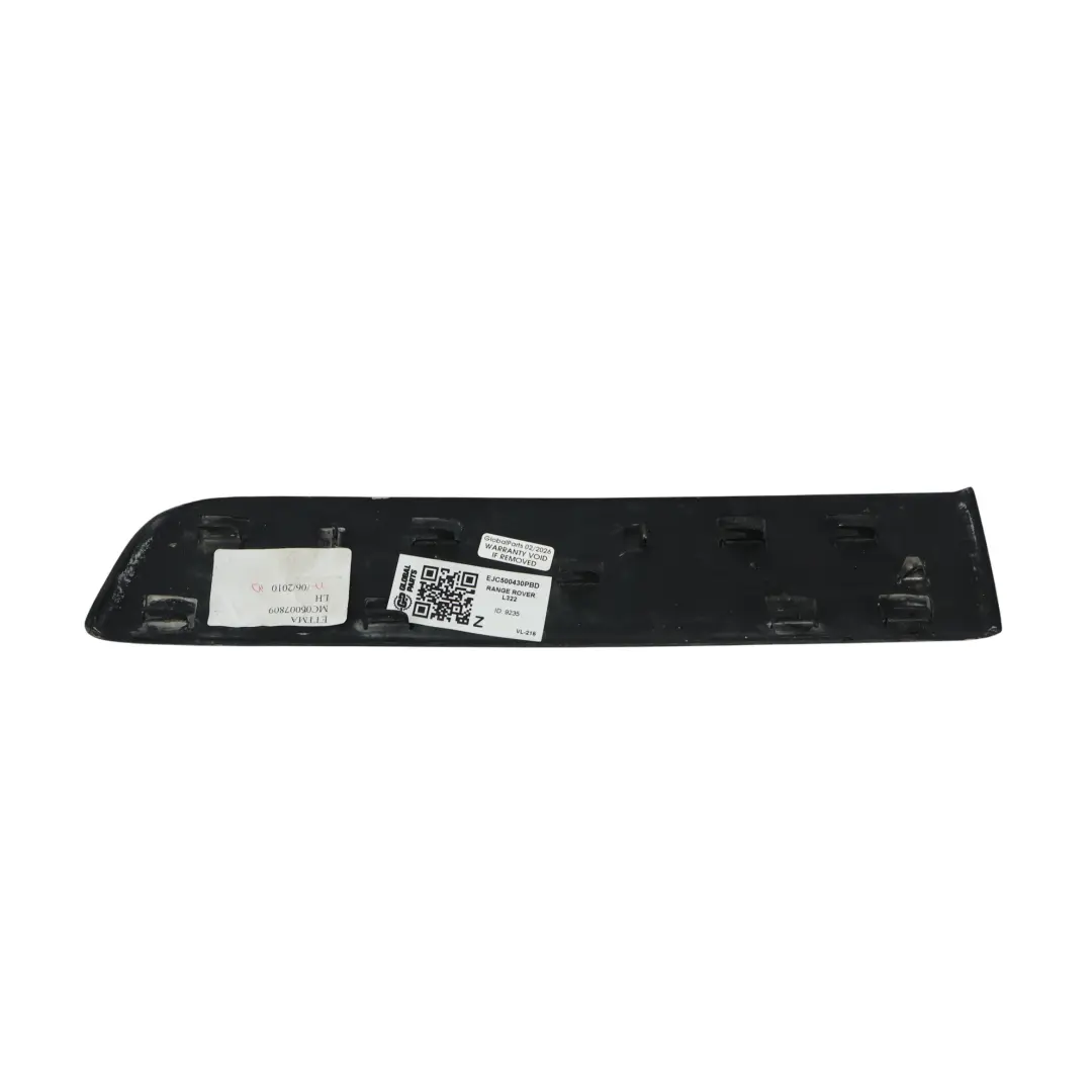 Range Rover L322 Door Card Trim Strip Black Front Rear Left N/S - SKU EJC500430PBD - Part number EJC500430PBD