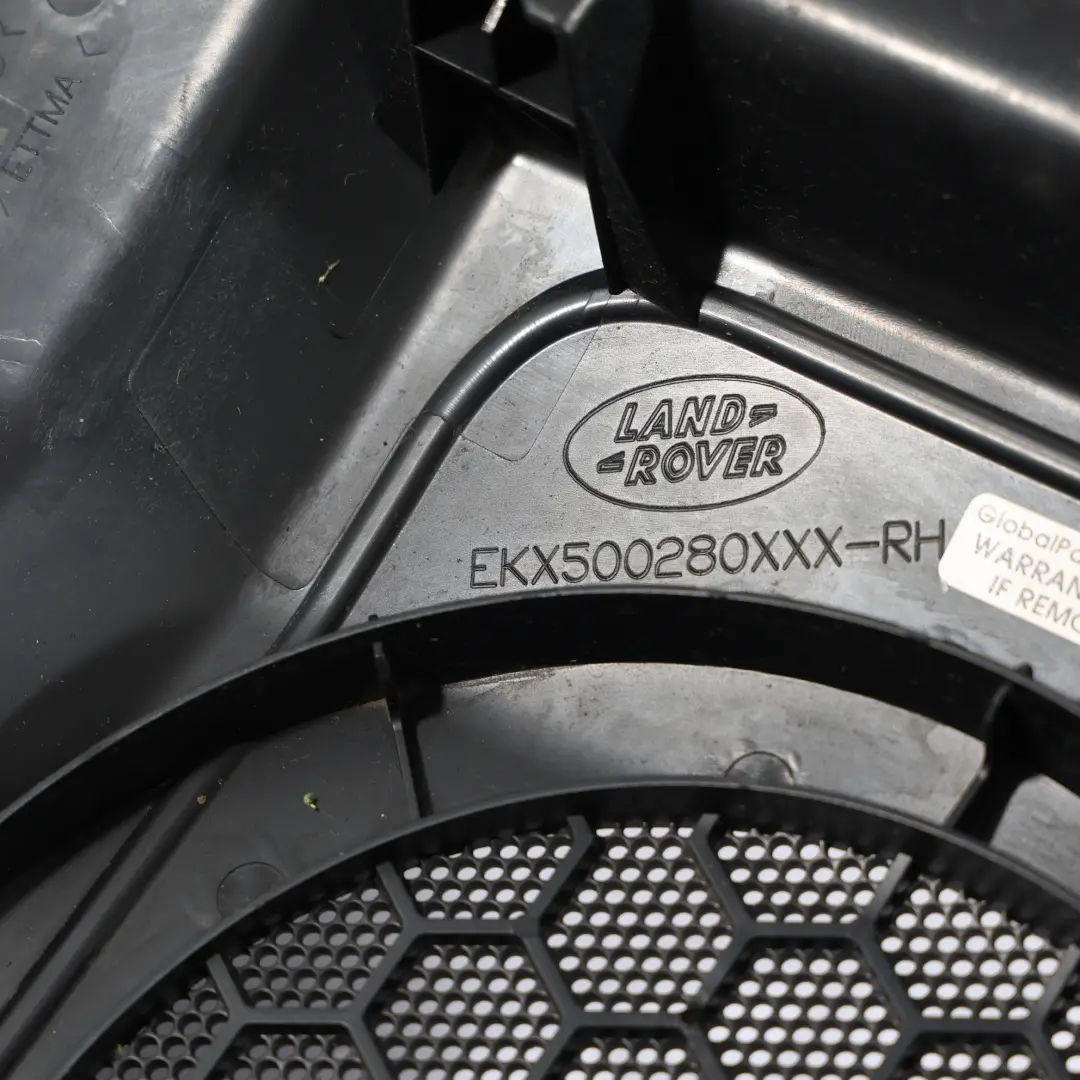 Fronttür Lautsprecher Abdeckung Ziergitter Rechts für Range Rover L322 mit Teilenummer EKX500280 Range Rover L322 Fronttür Lautsprecher Abdeckung Ziergitter Rechts - SKU EKX500280 - Teilenummer EKX500280
