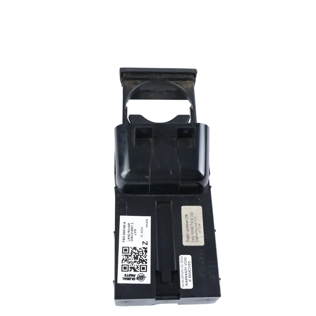 Mecanismo Portavasos Lado Pasajero para Land Rover Discovery 3 L319 con número de pieza FBD-500140-A Land Rover Discovery 3 L319 Mecanismo Portavasos Lado Pasajero - SKU FBD-500140-A - Número de pieza FBD-500140-A