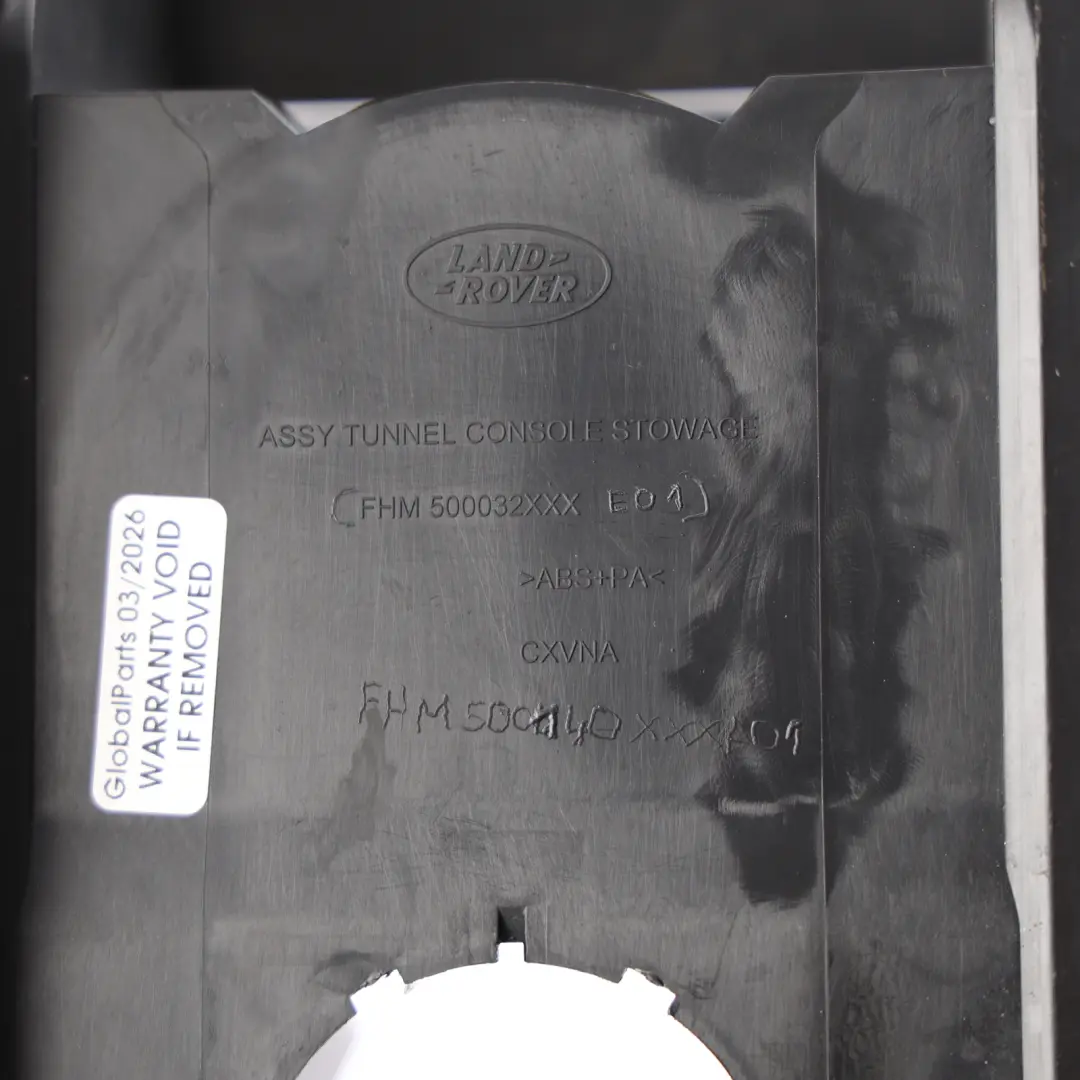 Range Rover Sport L320 Centre Console Cup Holder Tray Cover Black - SKU FHM500032 - Part number FHM500032