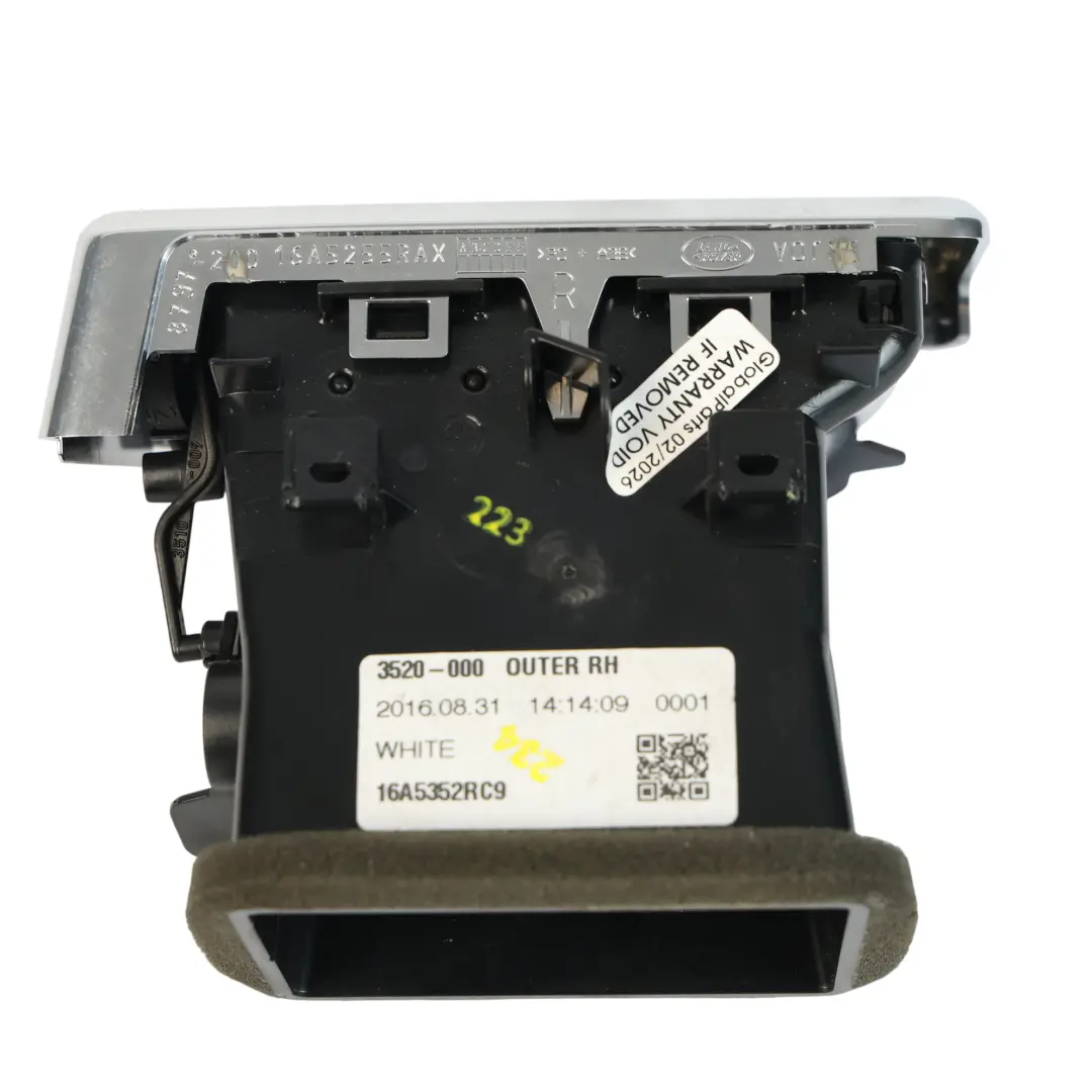 Land Rover Discovery L550 Tableau De Bord Ventilation Droite - SKU FK72-018B09-AC - Numéro de pièce FK72-018B09-AC