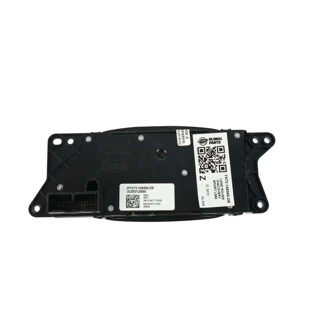 Land Rover L550 Przełącznik Regulacji Fotela Prawy Przód - SKU FK72-14B566-DB - Numer Części FK72-14B566-DB