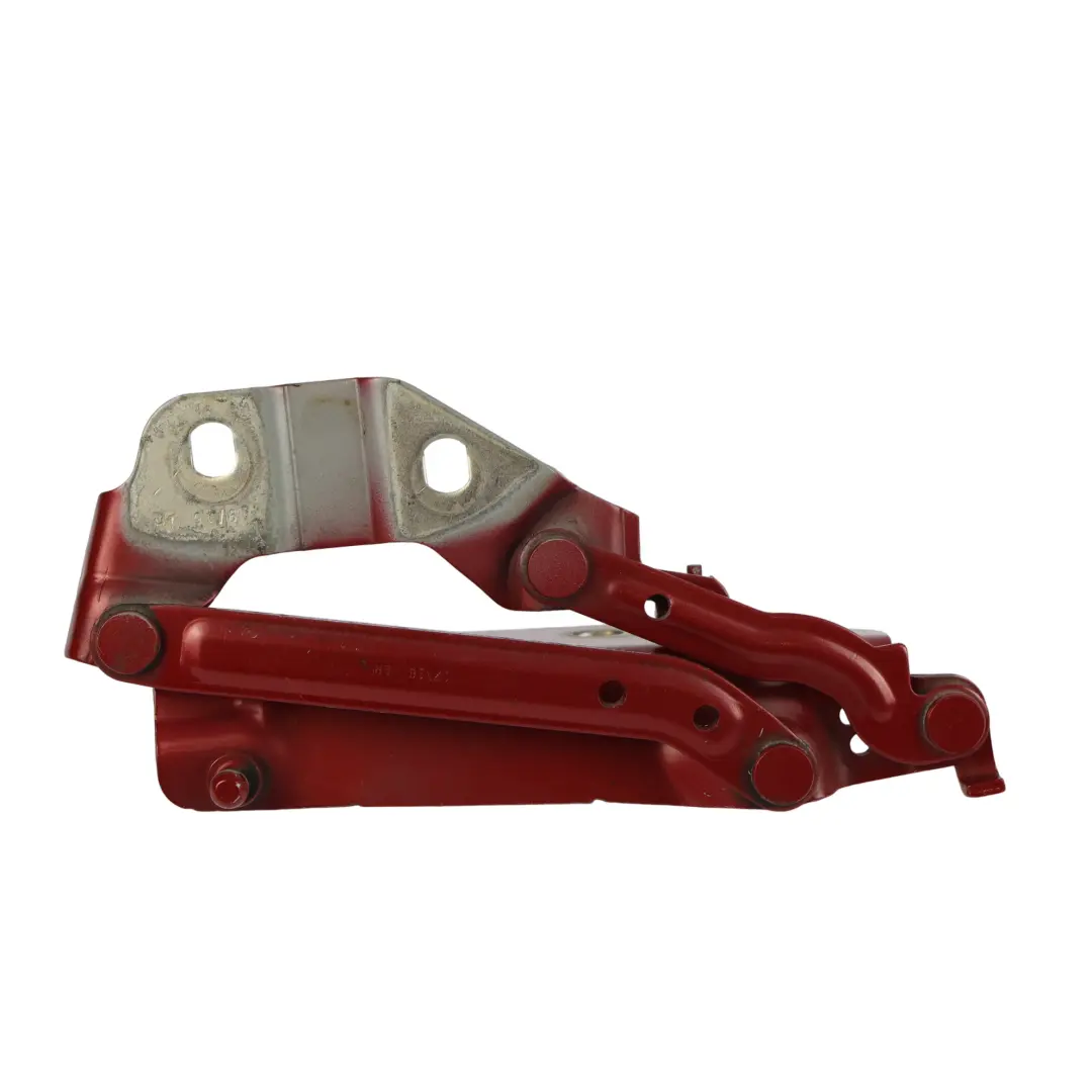 Land Rover Discovery L550 Cerniera Cofano Sinistra Rosso - 868 - SKU FK72-16801-AE-FIRE - Numero di parte FK72-16801-AE