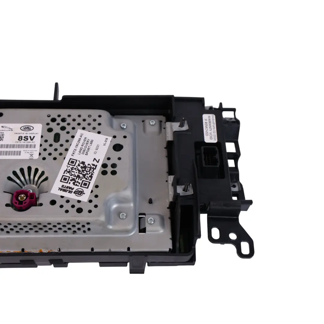 Land Rover Discovery Sport L550 Dashboard Screen Switch Panel - SKU FK72-19C299-AC - Part number FK72-19C299-AC