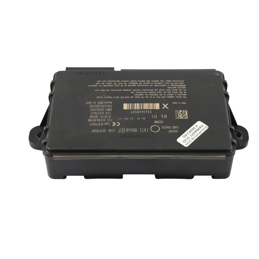 Schlüsselloses Modul Steuergerät für Land Rover Discovery Sport L550 mit Teilenummer FK72-19H440-BF Land Rover Discovery Sport L550 Schlüsselloses Modul Steuergerät - SKU FK72-19H440-BF - Teilenummer FK72-19H440-BF