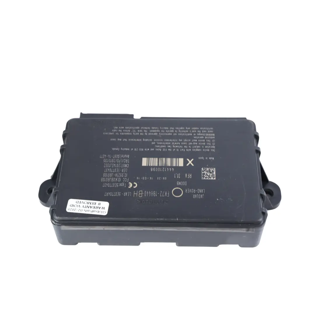 Land Rover Discovery Sport L550 Moduł Sterownik Keyless - SKU FK72-19H440-BH - Numer Części FK72-19H440-BH