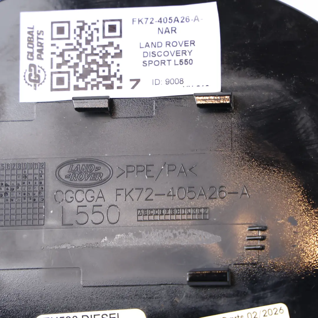 Flap Cover Narvik Black - JBC1807 to Land Rover Discovery L550 Fuel with Part number FK72-405A26-A Land Rover Discovery L550 Fuel Flap Cover Narvik Black - JBC1807 - SKU FK72-405A26-A-NAR - Part number FK72-405A26-A
