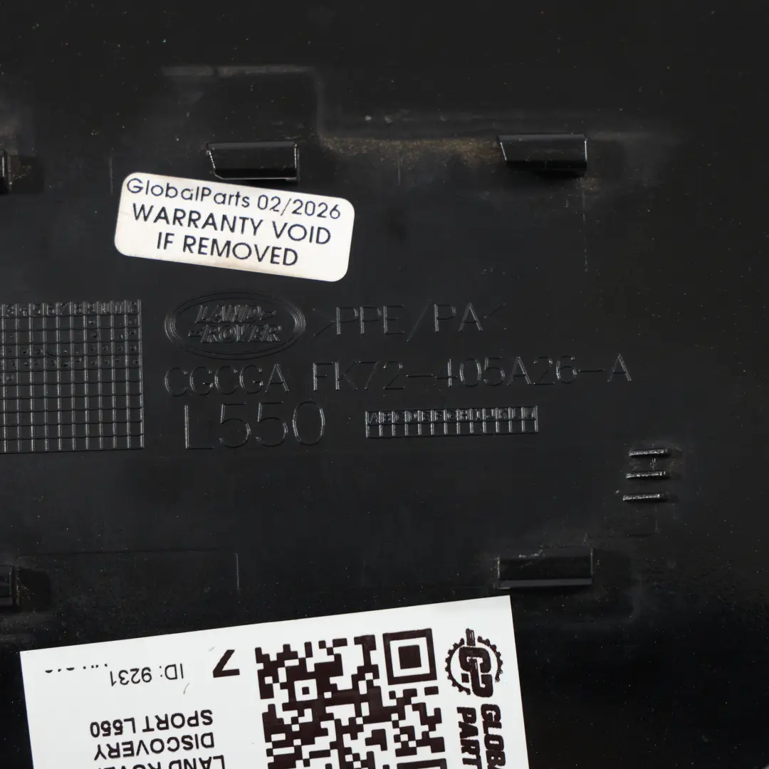 Land Rover Discovery L550 Tapa Combustible Negro Santorini - 820 - SKU FK72-405A26-A-SAB - Número de pieza FK72-405A26-A
