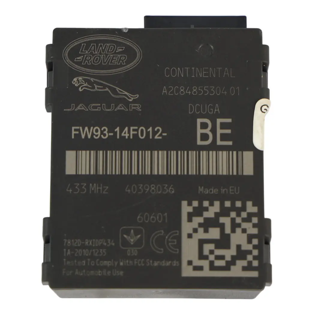 Unité Contrôle Pression Pneus TPMS pour Land Rover Discovery L550 à propos du numéro de pièce FW93-14F012-BE Land Rover Discovery L550 Unité Contrôle Pression Pneus TPMS - SKU FW93-14F012-BE - Numéro de pièce FW93-14F012-BE