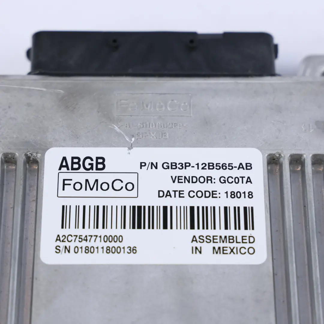 Ford Ranger Mk3 Cambio Automatico Modulo Controllo Trasmissione - SKU GB3P-12B565-AB - Numero di parte GB3P-12B565-AB