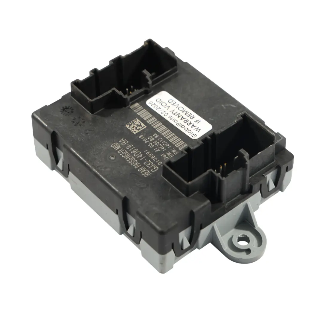 Módulo Puerta Lado Pasajero Trasero para Land Rover Discovery L550 con número de pieza GJ32-14D619-BA Land Rover Discovery L550 Módulo Puerta Lado Pasajero Trasero - SKU GJ32-14D619-BA - Número de pieza GJ32-14D619-BA