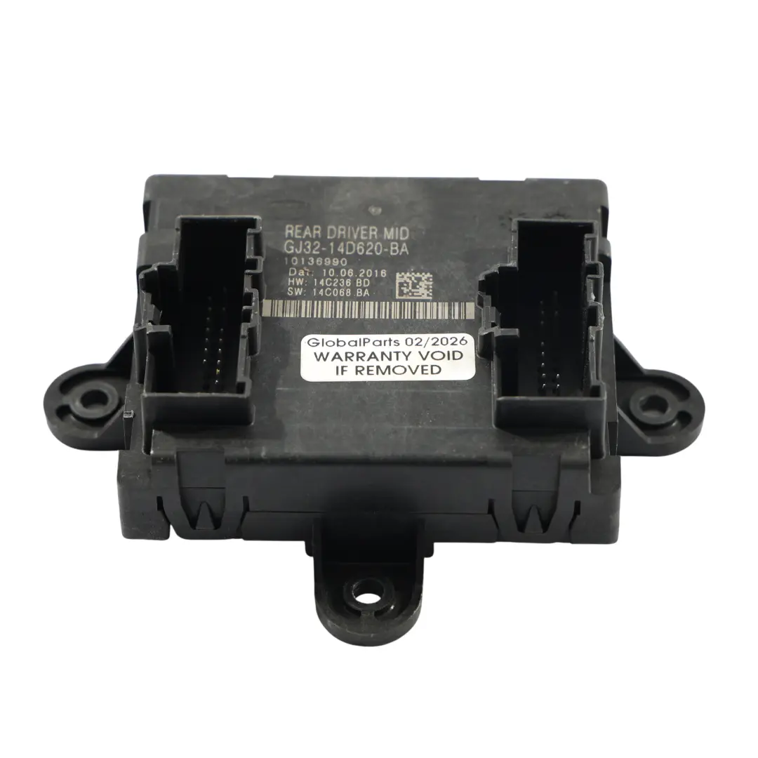 Door Module Rear Driver's Side to Land Rover Discovery Sport L550 with Part number GJ32-14D620-BA Land Rover Discovery Sport L550 Door Module Rear Driver's Side - SKU GJ32-14D620-BA - Part number GJ32-14D620-BA