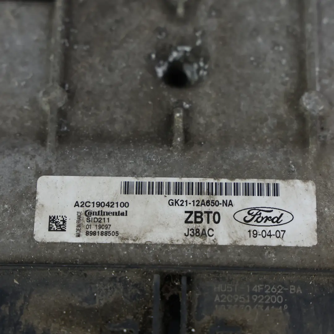 Ford Transit 2.2 TDCI 125HP Engine Control ECU Kit Manual - SKU GK21-12A650-NA - Part number GK21-12A650-NA