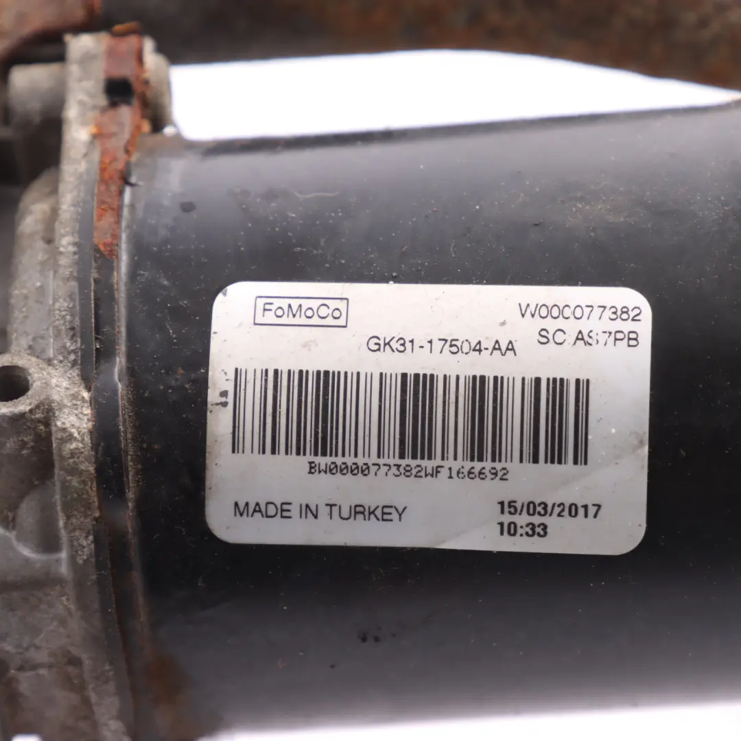 Ford Transit Mk8 Windscreen Front Wiper Linkage System Motor - SKU RHD-2682131 - Part number GK31-17504-AA