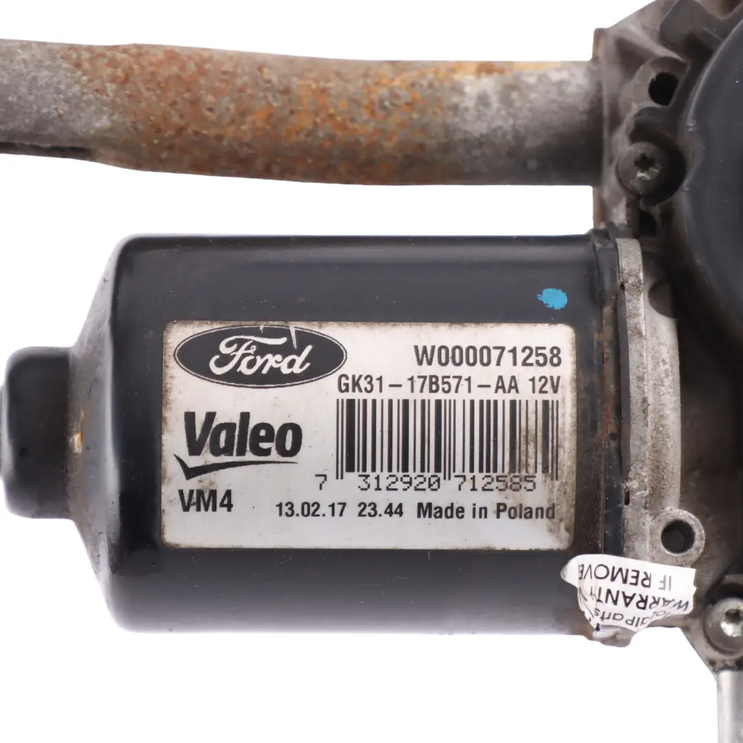 Mk8 Windscreen Front Wiper Linkage System Motor to Ford Transit with Part number GK31-17504-AA Ford Transit Mk8 Windscreen Front Wiper Linkage System Motor - SKU RHD-2682131 - Part number GK31-17504-AA