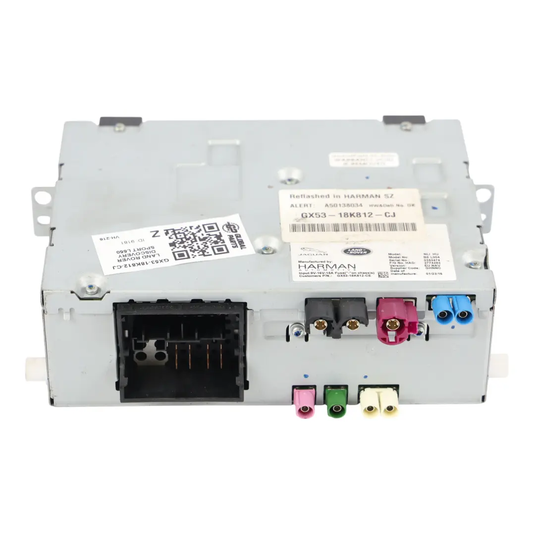 Land Rover Discovery Sport L550 Radio Lettore CD Multimediale - SKU GX53-18K812-CJ - Numero di parte GX53-18K812-CJ