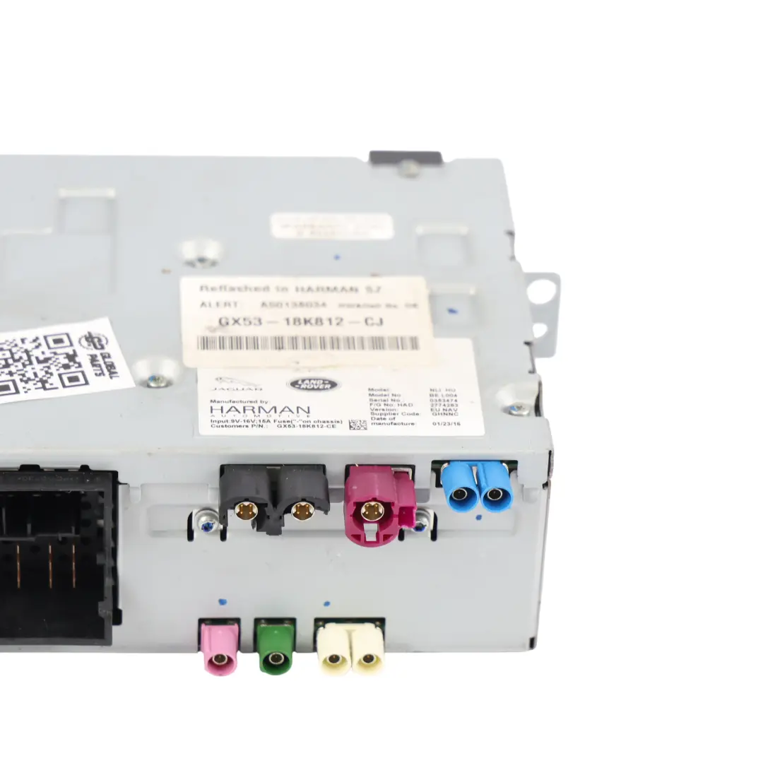 Radio CD Reproductor Multimedia para Land Rover Discovery Sport L550 con número de pieza GX53-18K812-CJ Land Rover Discovery Sport L550 Radio CD Reproductor Multimedia - SKU GX53-18K812-CJ - Número de pieza GX53-18K812-CJ