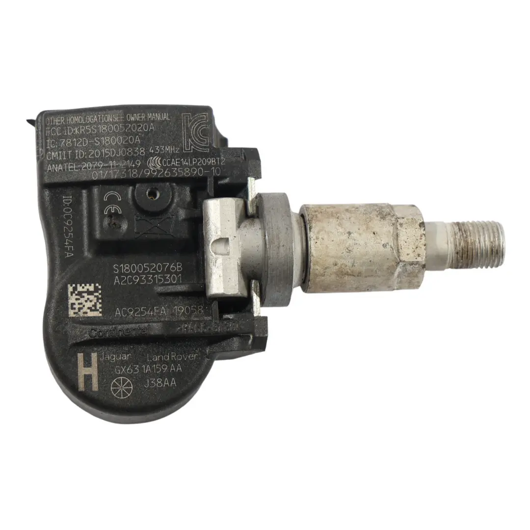 Czujnik Ciśnienia Opon TPMS do Land Rover L405 L494 L538 o numerze GX63-1A159-AA Land Rover L405 L494 L538 Czujnik Ciśnienia Opon TPMS - SKU GX63-1A159-AA - Numer Części GX63-1A159-AA