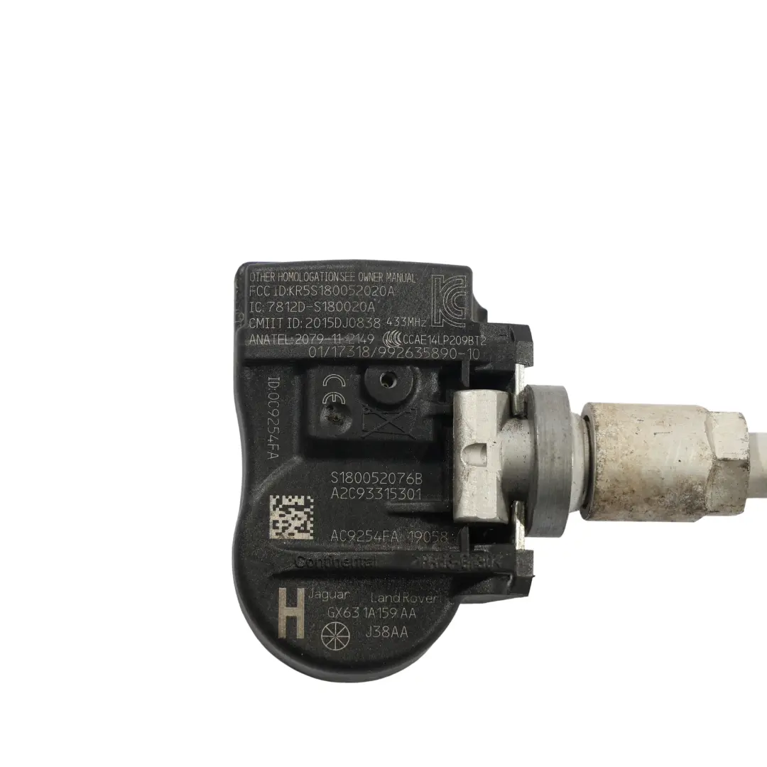 TPMS Reifendruck Radmodul Sensor für Land Rover L405 L494 L538 mit Teilenummer GX63-1A159-AA Land Rover L405 L494 L538 TPMS Reifendruck Radmodul Sensor - SKU GX63-1A159-AA - Teilenummer GX63-1A159-AA