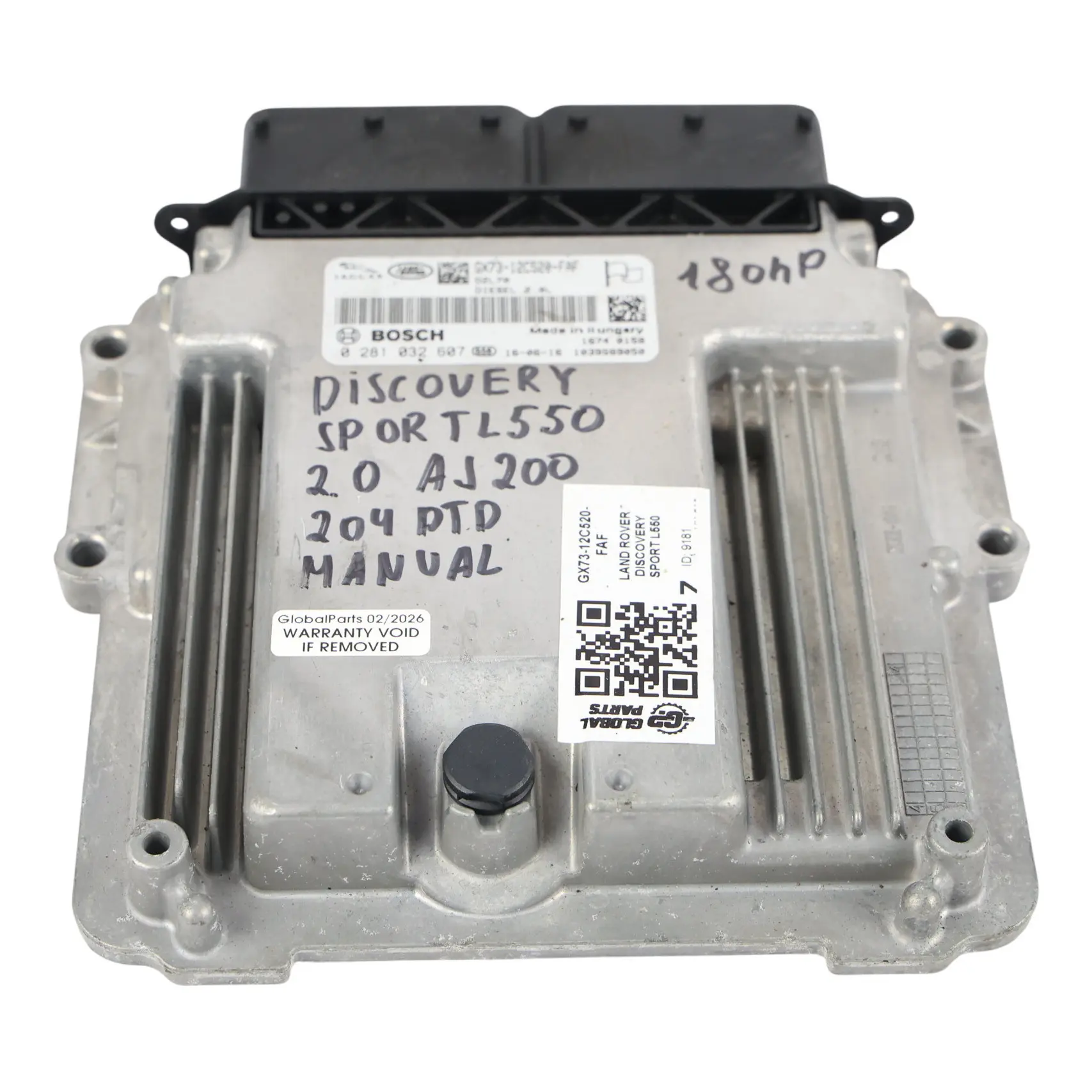 Land Rover Discovery L550 2.0 204DT 180HP 4X4 Motor ECU GX73-12C520-FAF Manual