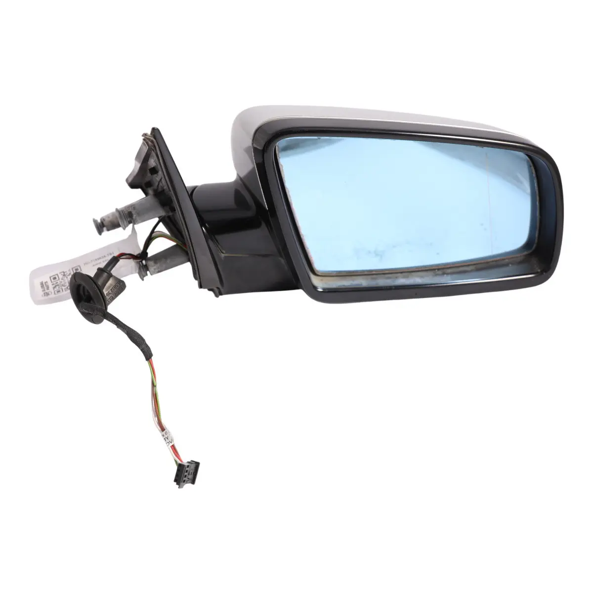 Wing Mirror BMW E60 E61 LCI M Sport Door Right O/S High Gloss Titan Silver - 354