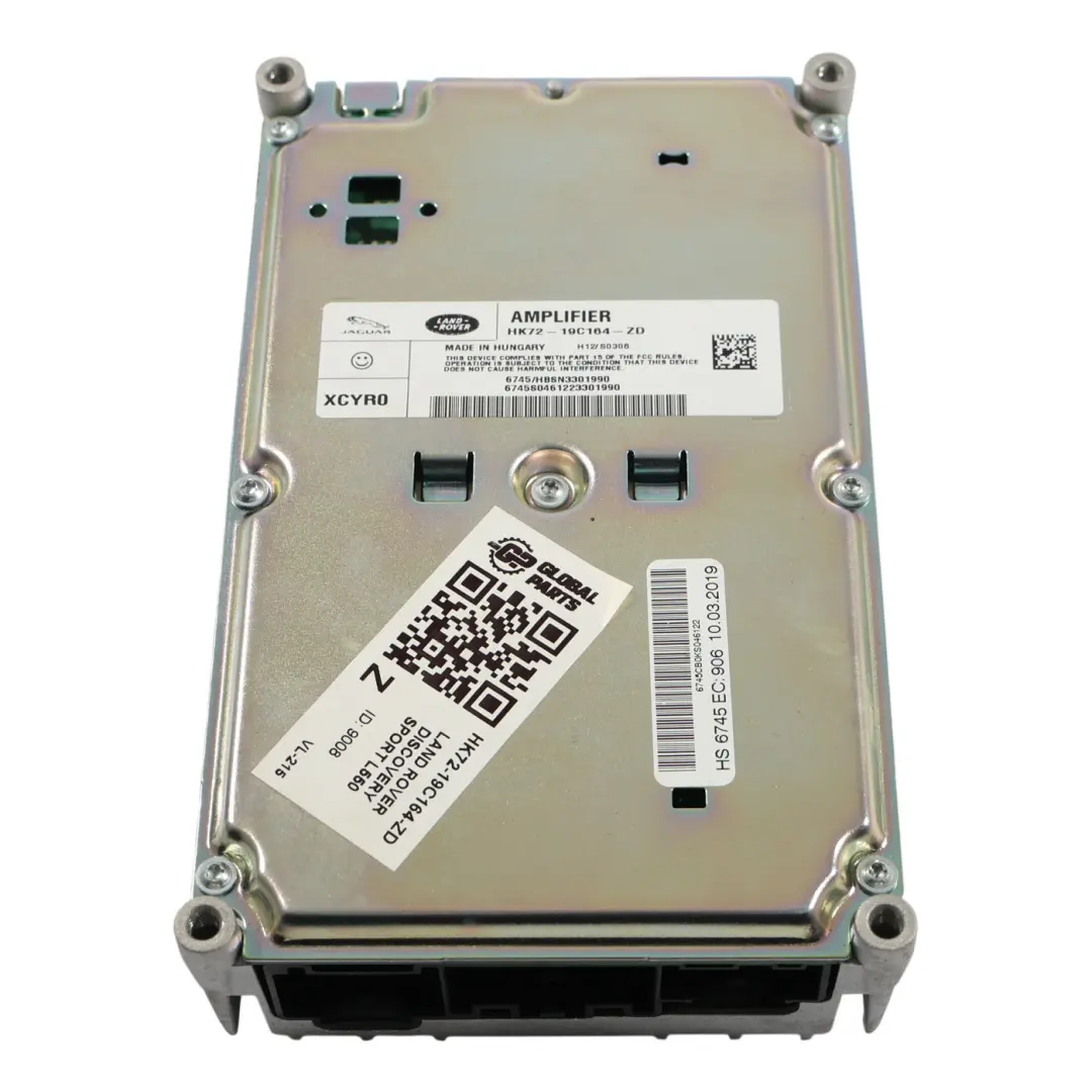 Amplificatore Per Altoparlanti per Land Rover Discovery Sport L550 con numero di parte HK72-19C164-ZD Land Rover Discovery Sport L550 Amplificatore Per Altoparlanti - SKU HK72-19C164-ZD - Numero di parte HK72-19C164-ZD