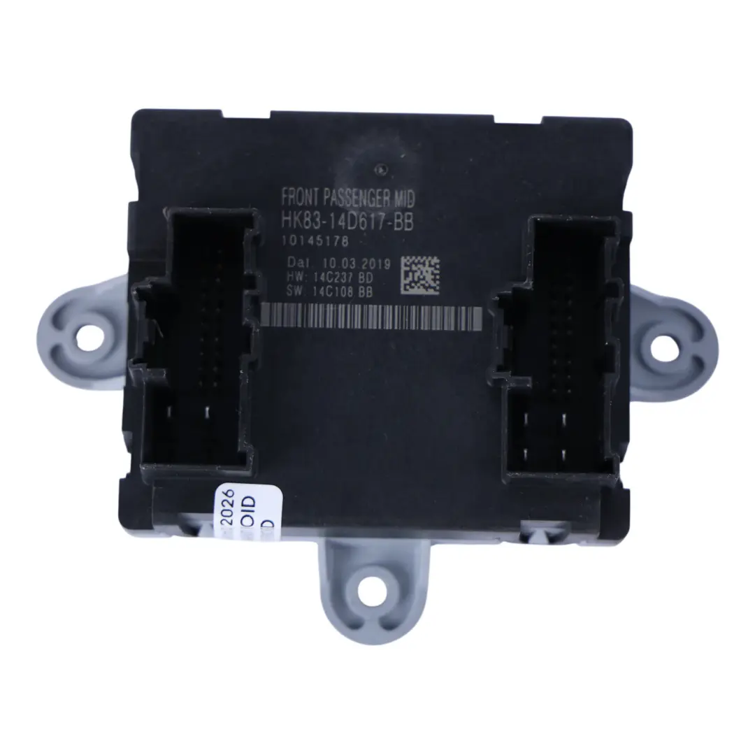 Land Rover L550 L538 Jaguar XE Door Module Front Passenger Side - SKU HK83-14D617-BB - Part number HK83-14D617-BB