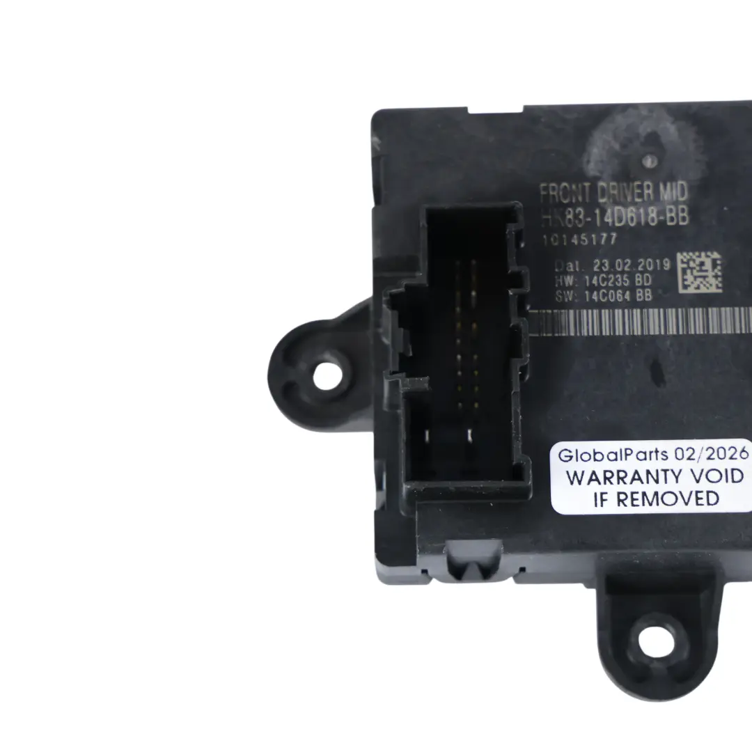 Tür Steuergerät Modul Fahrer Seite für Land Rover Discovery L550 mit Teilenummer HK83-14D618-BB Land Rover Discovery L550 Tür Steuergerät Modul Fahrer Seite - SKU HK83-14D618-BB - Teilenummer HK83-14D618-BB