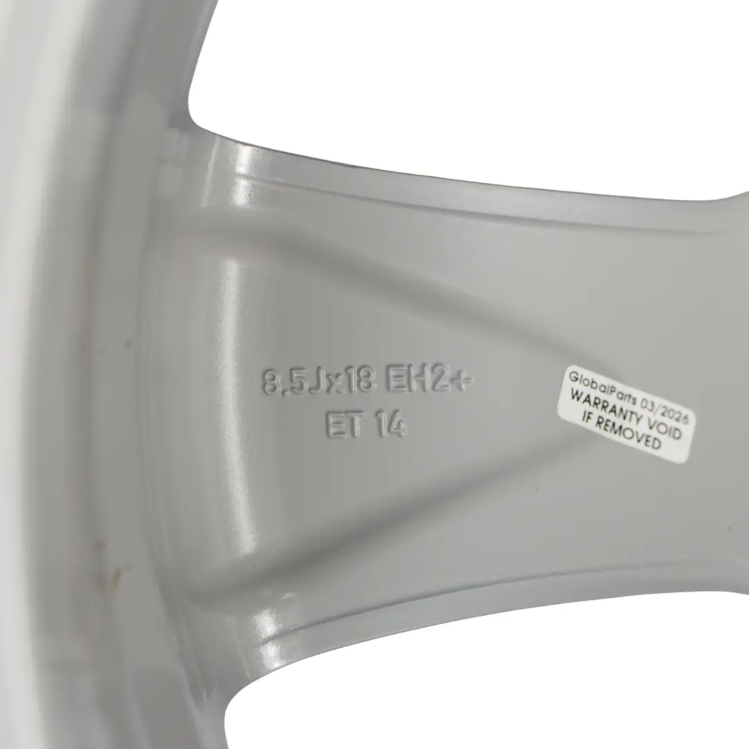 Alutec Silber Rad Alu Felge 18" 8.5J ET:14 für BMW mit Teilenummer KBA47035 BMW Alutec Silber Rad Alu Felge 18" 8.5J ET:14 - SKU KBA47035-2 - Teilenummer KBA47035