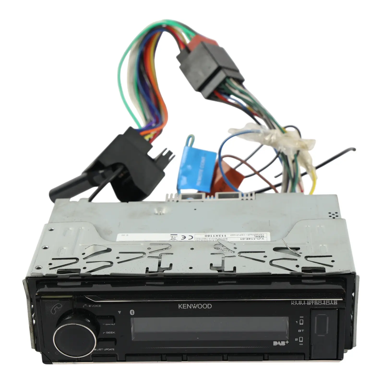 Kenwood KMM-BT504DAB Radio Estéreo Coche MP3 FM AUX USB Audio