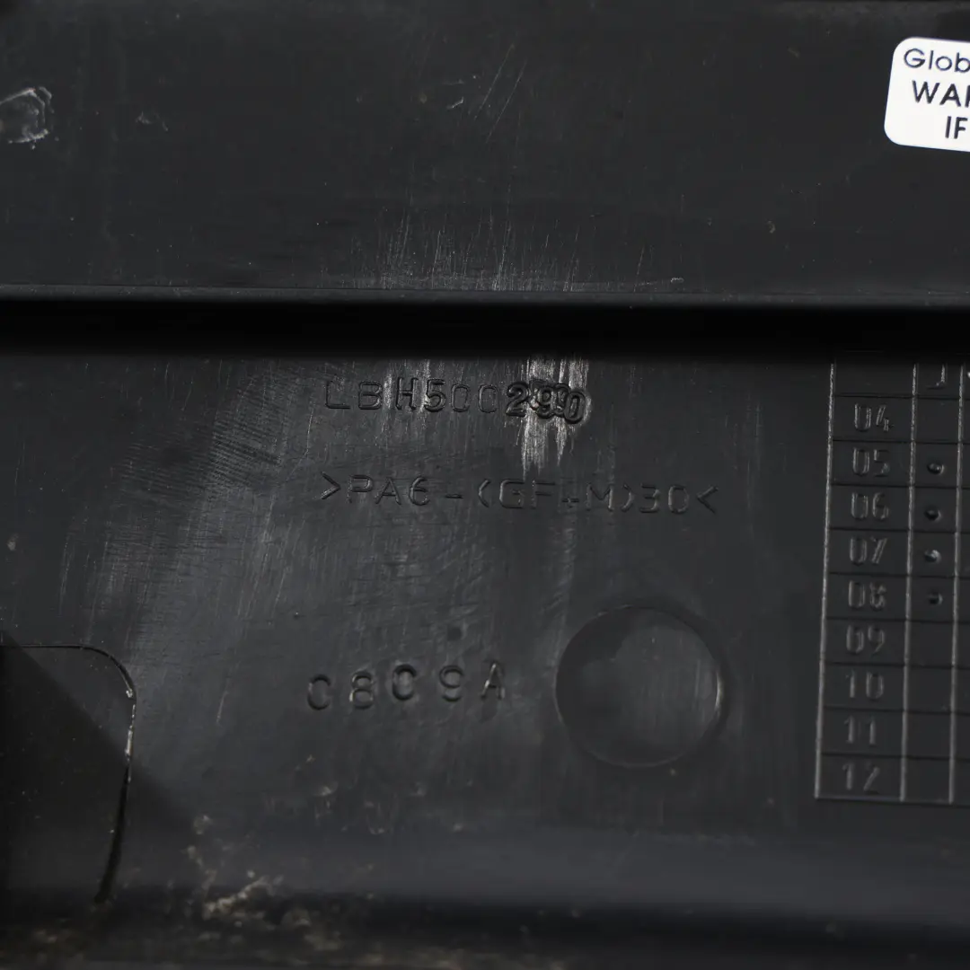 Panel Aislamiento Cubierta Motor 2.7 TDV6 para Range Rover Sport L320 con número de pieza LBH500290 Range Rover Sport L320 Panel Aislamiento Cubierta Motor 2.7 TDV6 - SKU LBH500290 - Número de pieza LBH500290