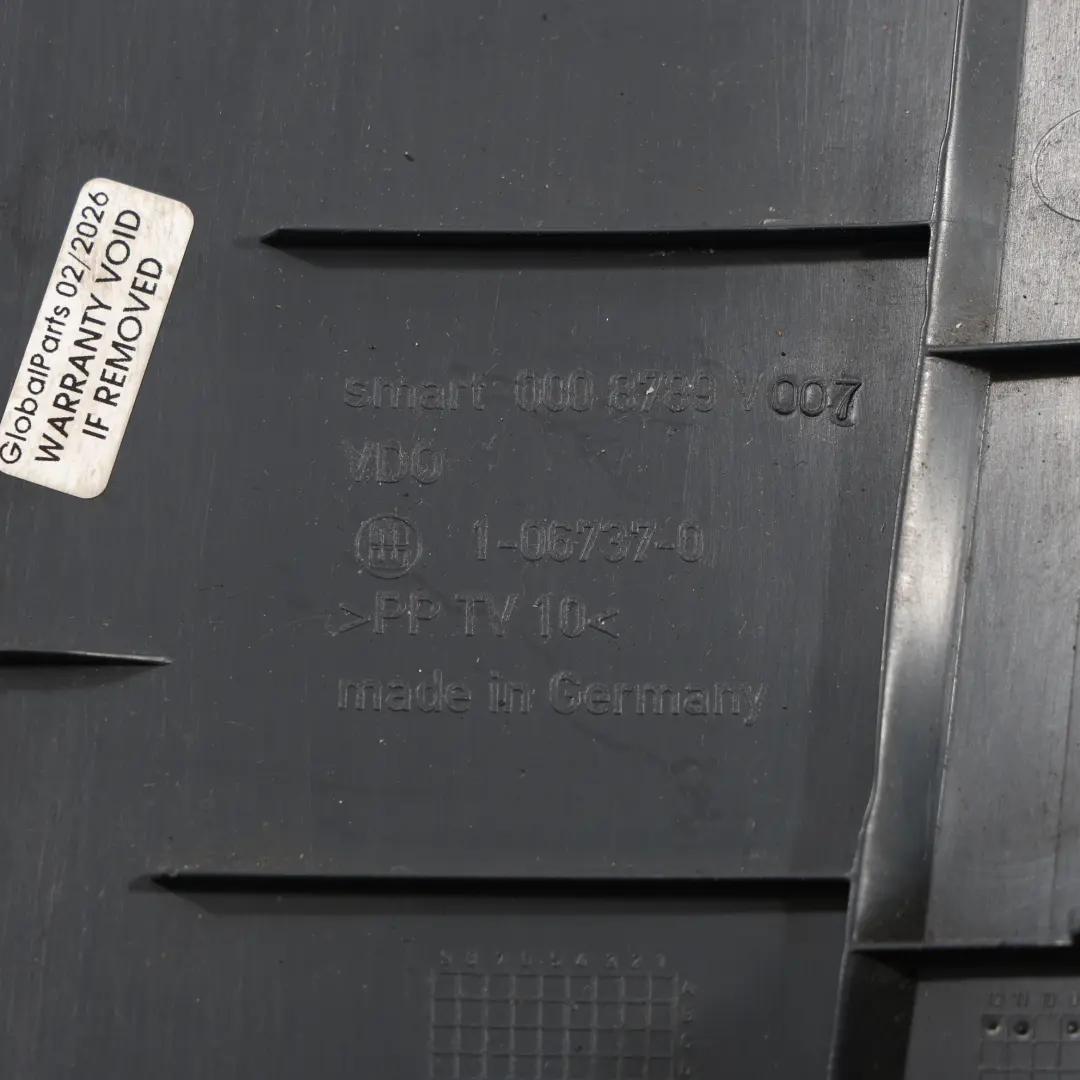 Smart Roadster W452 Osłona Panel Deski Rozdzielczej Q0008789V007 - SKU LHD-Q0008789V007 - Numer Części LHD-Q0008789V007