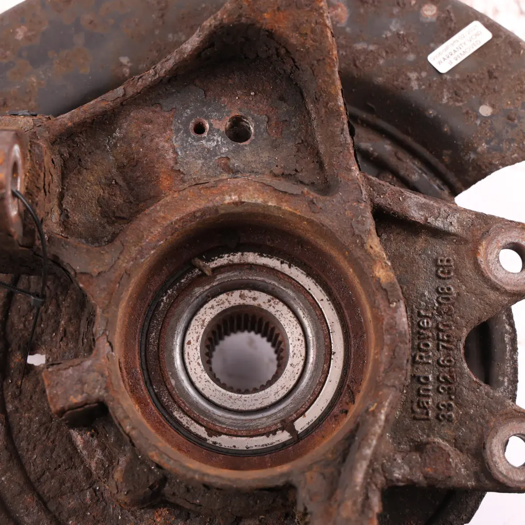 Axle Wheel Hub Bearing Carrier Knuckle Right O/S to Range Rover L322 Rear with Part number LR012740 Range Rover L322 Rear Axle Wheel Hub Bearing Carrier Knuckle Right O/S - SKU LR012740 - Part number LR012740