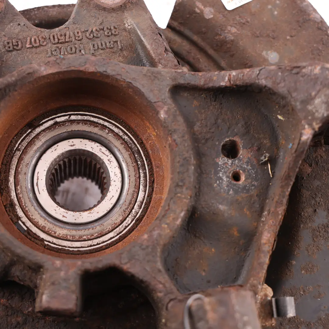 Axle Wheel Hub Bearing Carrier Knuckle Left N/S to Range Rover L322 Rear with Part number LR012741 Range Rover L322 Rear Axle Wheel Hub Bearing Carrier Knuckle Left N/S - SKU LR012741 - Part number LR012741