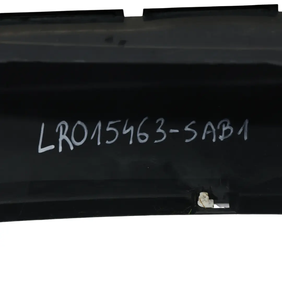 Bumper Covering Panel Santorini Black - 820 to Land Rover Discovery 4 L319 Rear with Part number LR015463 Land Rover Discovery 4 L319 Rear Bumper Covering Panel Santorini Black - 820 - SKU LR015463-SAB1 - Part number LR015463