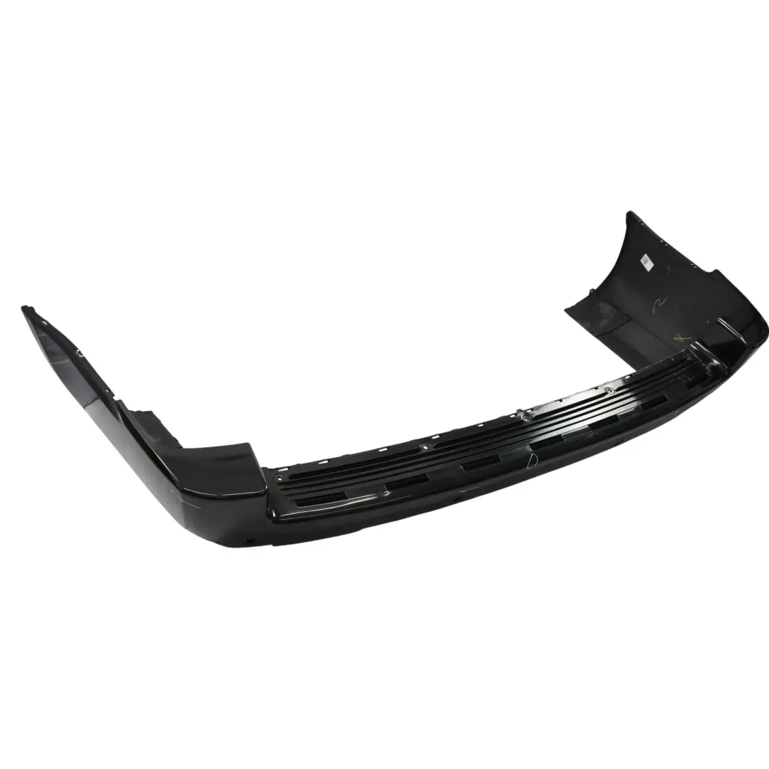 Bumper Trim Panel Covering Santorini Black - 820 to Range Rover Vogue L322 Rear with Part number LR017333 Range Rover Vogue L322 Rear Bumper Trim Panel Covering Santorini Black - 820 - SKU LR017333-SAB - Part number LR017333
