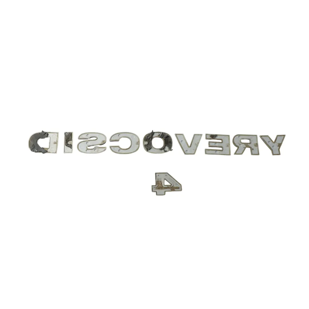 Land Rover Discovery 4 L319 Posteriore Emblema Logo Targhetta Adesivo - SKU LR018249 - Numero di parte LR018249