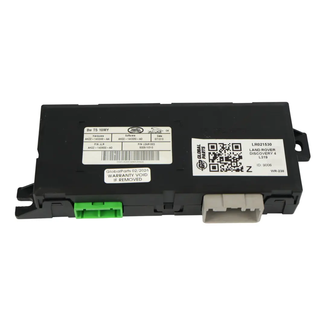 Land Rover Discovery 4 L319 Front Seat Module Control Unit AH22-14D600-AD - SKU LR021530 - Part number LR021530