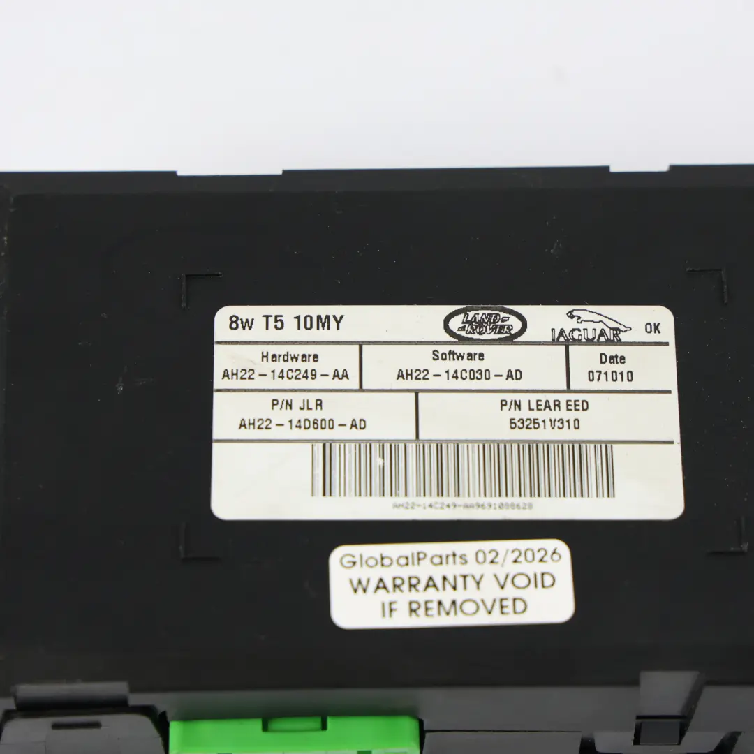 Modulo Di Controllo Sedili Anteriori AH22-14D600-AD per Land Rover Discovery 4 L319 con numero di parte LR021530 Land Rover Discovery 4 L319 Modulo Di Controllo Sedili Anteriori AH22-14D600-AD - SKU LR021530 - Numero di parte LR021530